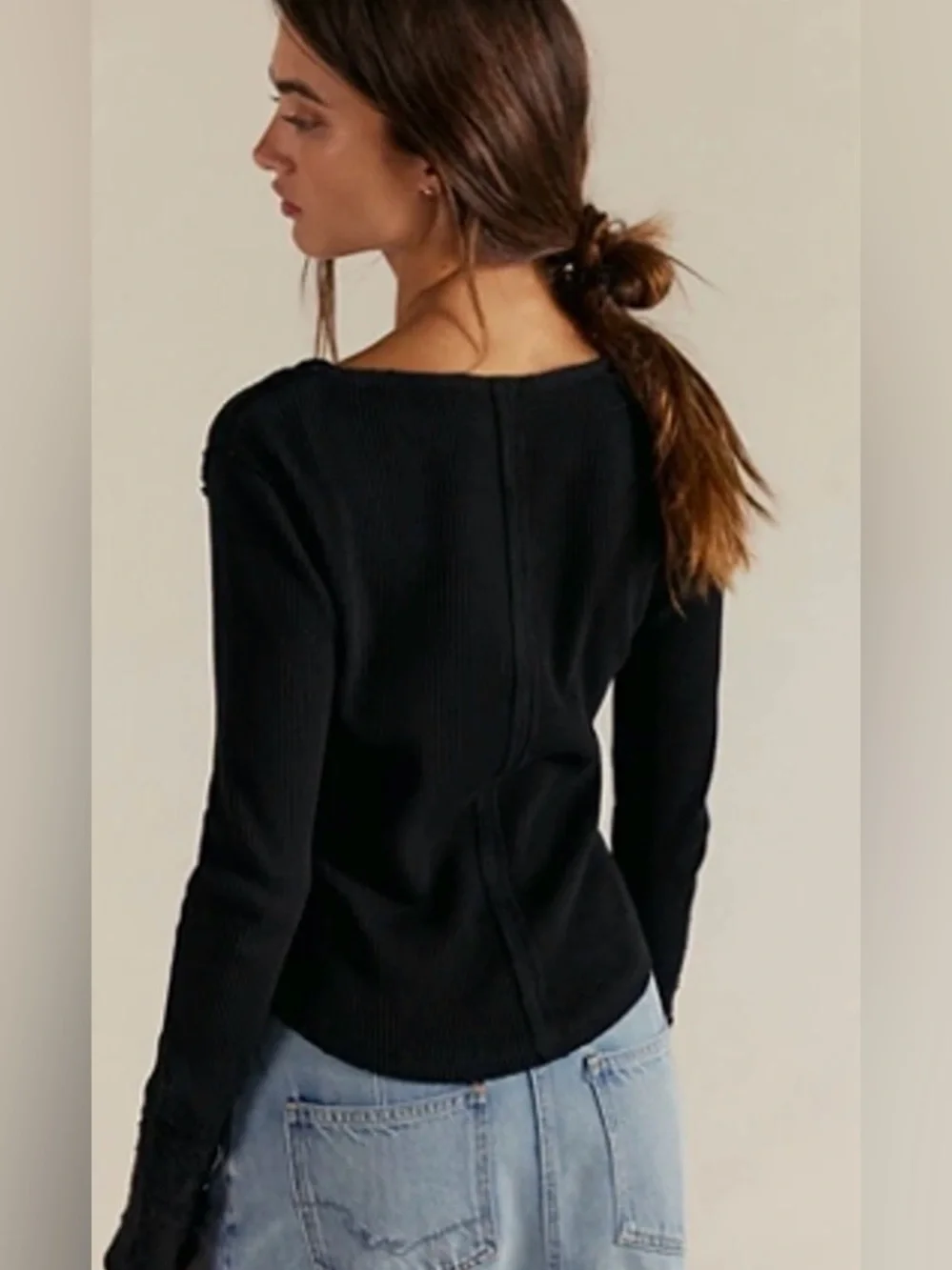 Free People Butterfly cuff. NWT. Black